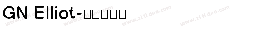 GN Elliot字体转换